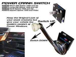 45822 CRANK SWITCH – Electric Life Power Window Systems & Accessories